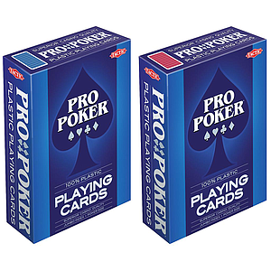 Tactic Pro Poker Playing Cards - Plastic