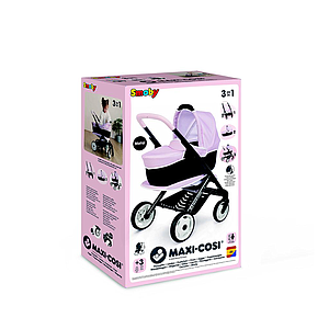 Smoby Maxi-Cosi 3-in-1 Doll Pram Set - Pink