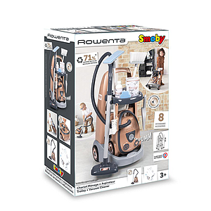 Smoby Cleaning Trolley + Vacuum Cleaner Rowenta