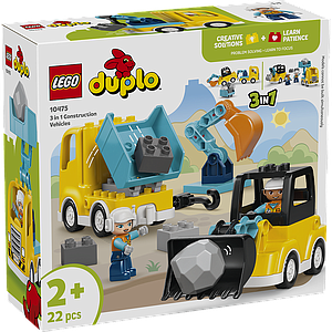 LEGO DUPLO 3 in 1 Construction Vehicles