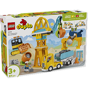 LEGO DUPLO 3 in 1 Construction Site and Vehicles