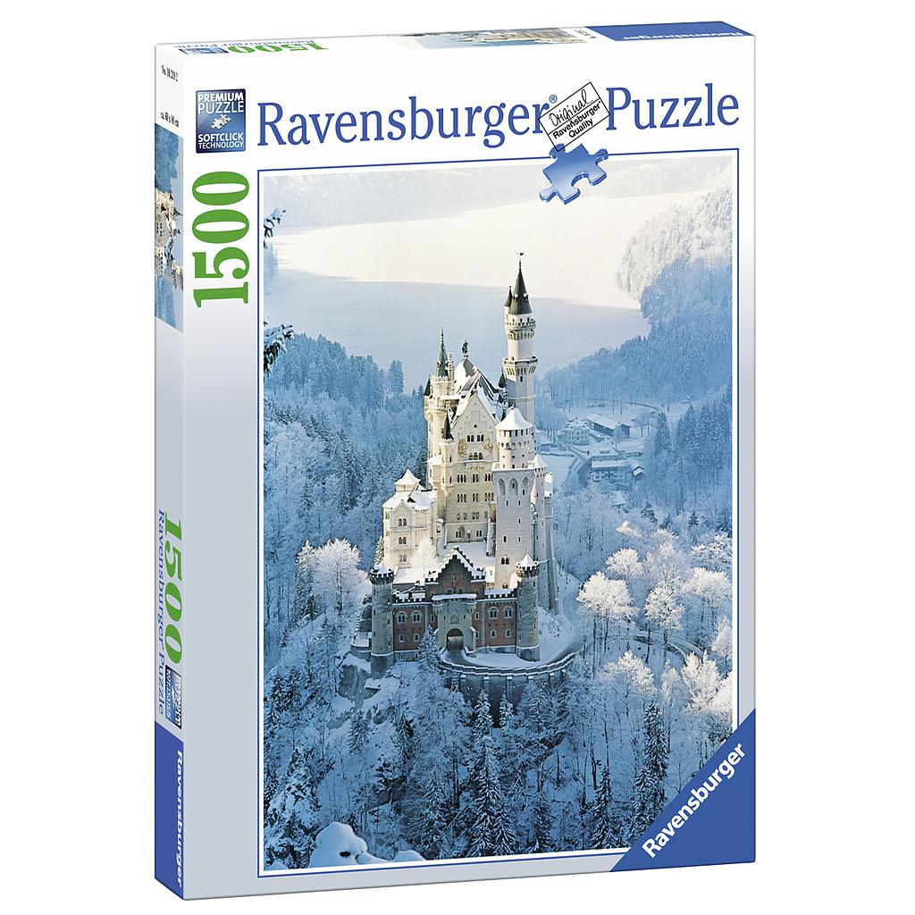 Ravensburger Puzzle 1500 pc Neuschwanstein Castle in Winter