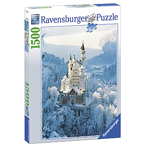 Ravensburger Puzzle 1500 pc Neuschwanstein Castle in Winter