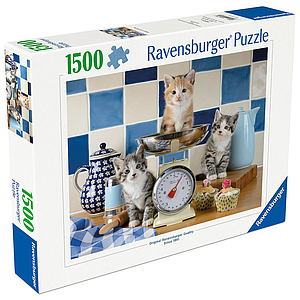 Ravensburger Puzzle 1500 Pieces: Kittens In The Kitchen