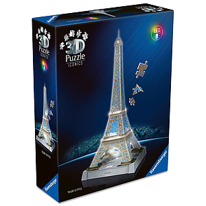 Ravensburger 3D  pusle LED valgusega: Eiffeli torn