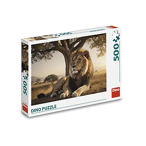 Dino Puzzle 500 Pieces: Resting Lion