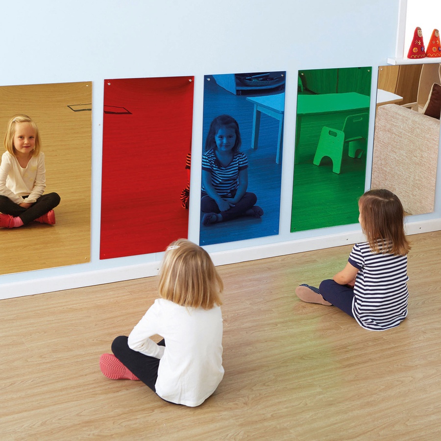 TTS Rainbow Wall Mirrors - Green