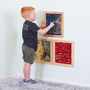 TTS Mermaid Sequin Motor Skills Frames 3pk