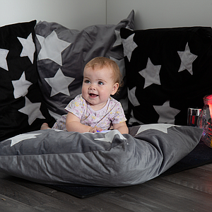 TTS Glow in the Dark Cushions 2pk - Grey