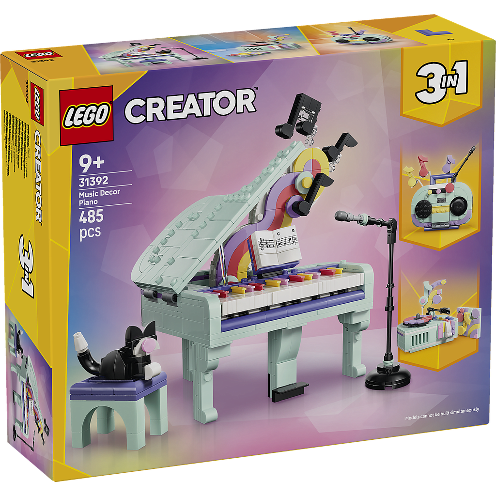 LEGO Creator Muusikateemaline kaunistus: klaver kassiga