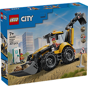 LEGO City Yellow Backhoe Loader