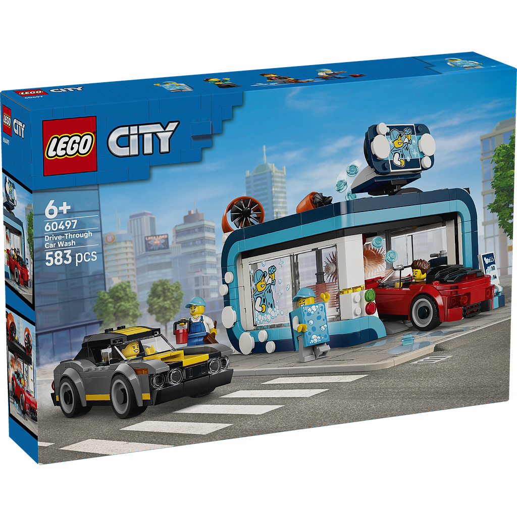 LEGO City Drive-Through Car Wash