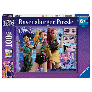 Ravensburger pusle 100 tk KPop Demon Hunters: õnnelikud fännid, õnnelik Honmoon!