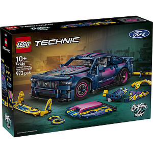 LEGO Technic Kohandatud garaaž Ford Mustang GT autole
