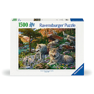 Ravensburger pusle 1500 tk: hundid kevadel