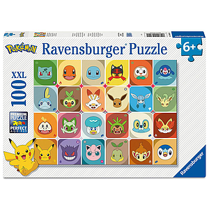 Ravensburger pusle 100 XXL tk: Pokémoni tegelased