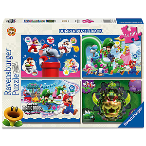 Ravensburger pusle 4x100 XL tk: Super Mario Bros. Wonder