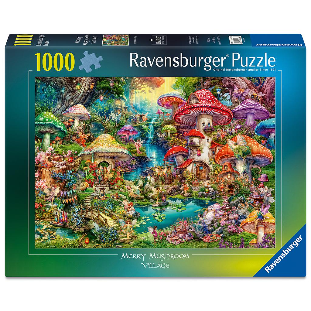 Ravensburger Puzzle 1000 Pieces: Merry Mushroom Village