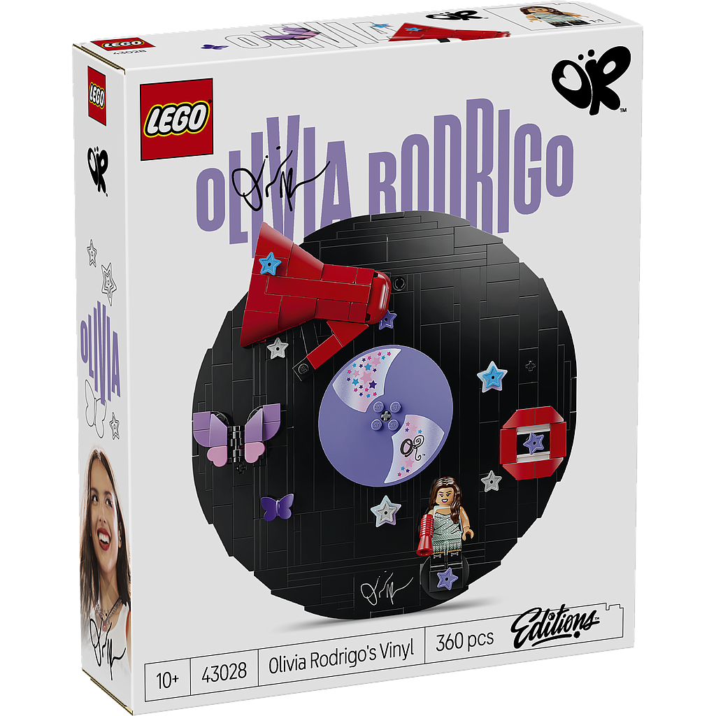 LEGO Editions Olivia Rodrigo’s Vinyl