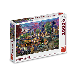 Dino Puzzle 2000 Pcs: Painted Amsterdam