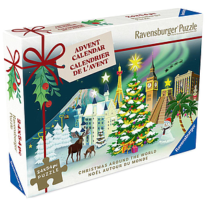 Ravensburger Puzzle Advent Calendar 24x54 Pieces: Christmas Around The World