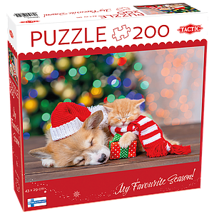 Tactic Puzzle 200 Pcs: Fluffy Presents