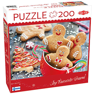 Tactic Puzzle 200 Pcs: Cutie Ginderbreads