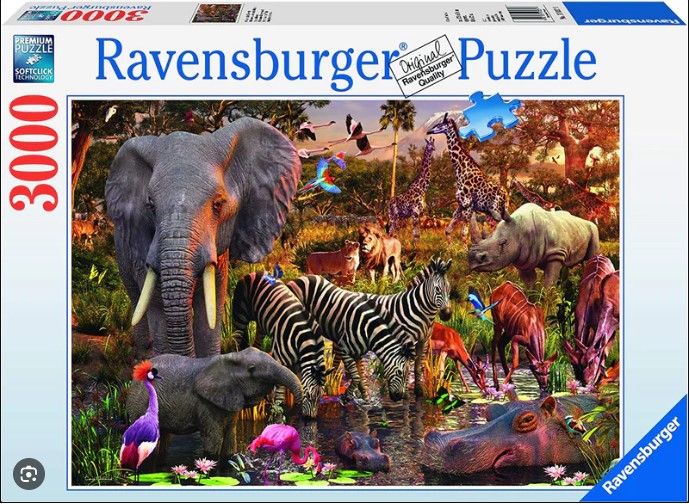 Ravensburger Puzzle 3000 pc African Animal World