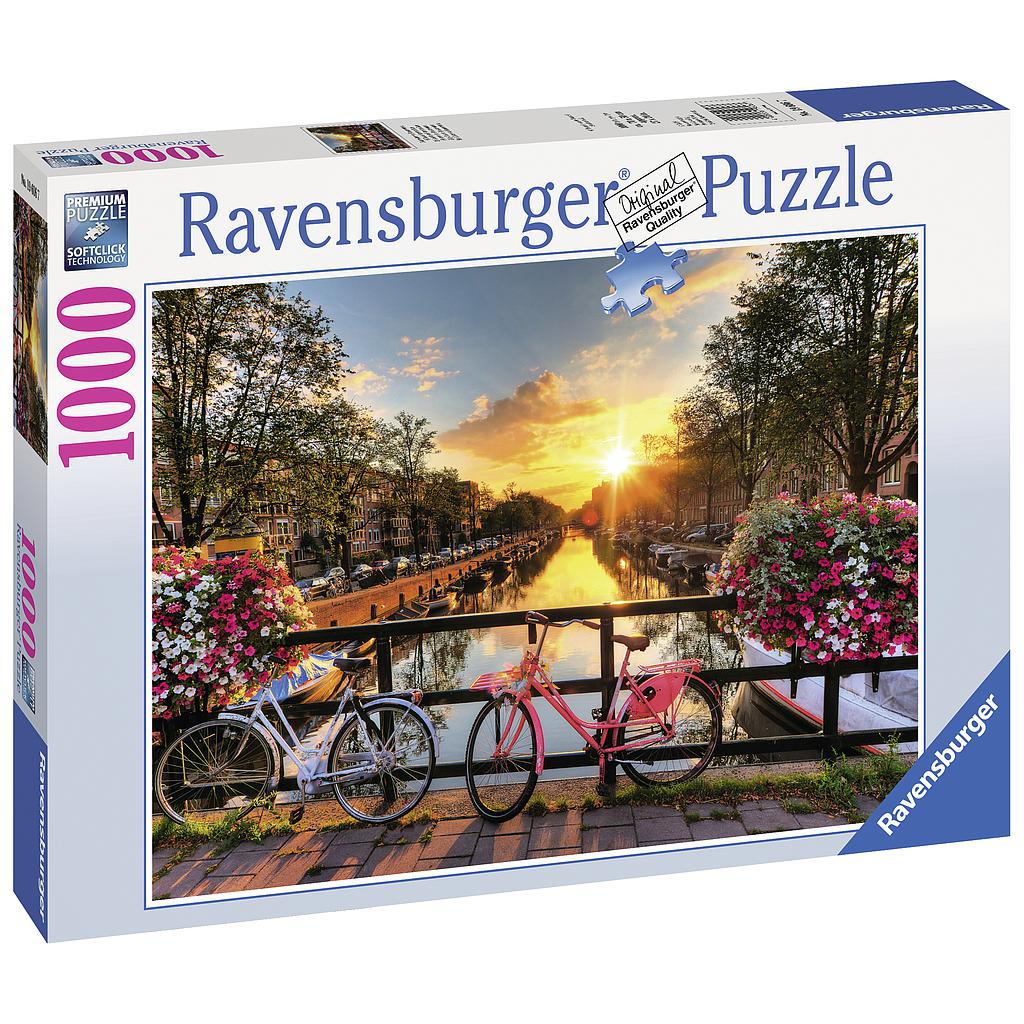 Ravensburger Puzzle 1000 pc Bycicles in Amsterdam
