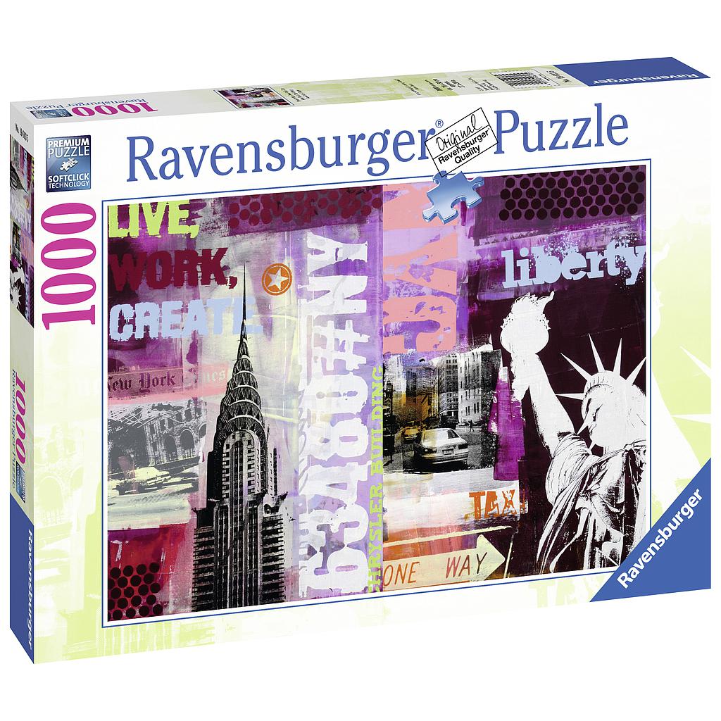 Ravensburger pusle 1000 tk New York