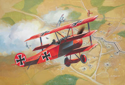 Revell liimitav mudel Fokker DR.1  1:72