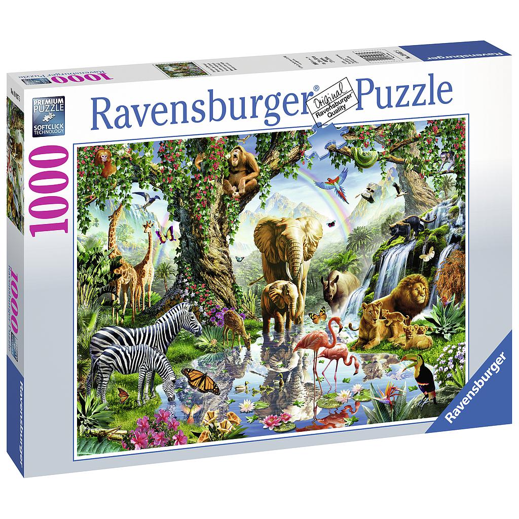 Ravensburger pusle 1000 tk Seiklus džunglis