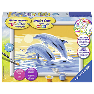 Ravensburger Paint by Numbers Friends of the Sea