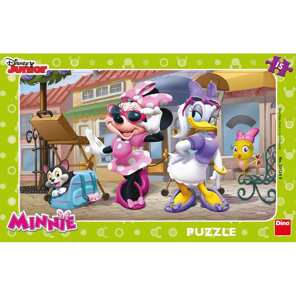 Dino Frame Puzzle 15 pc small, Disney Junior Minnie