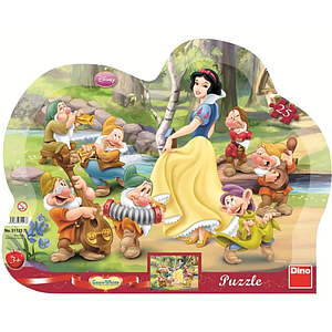 Dino Silhouette Puzzle 25 pc, Disney Snow White