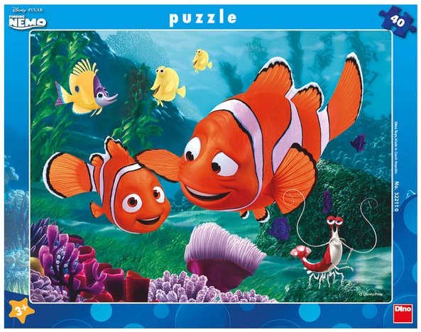 Dino Frame Puzzle 40 pc, Disney Finding Nemo