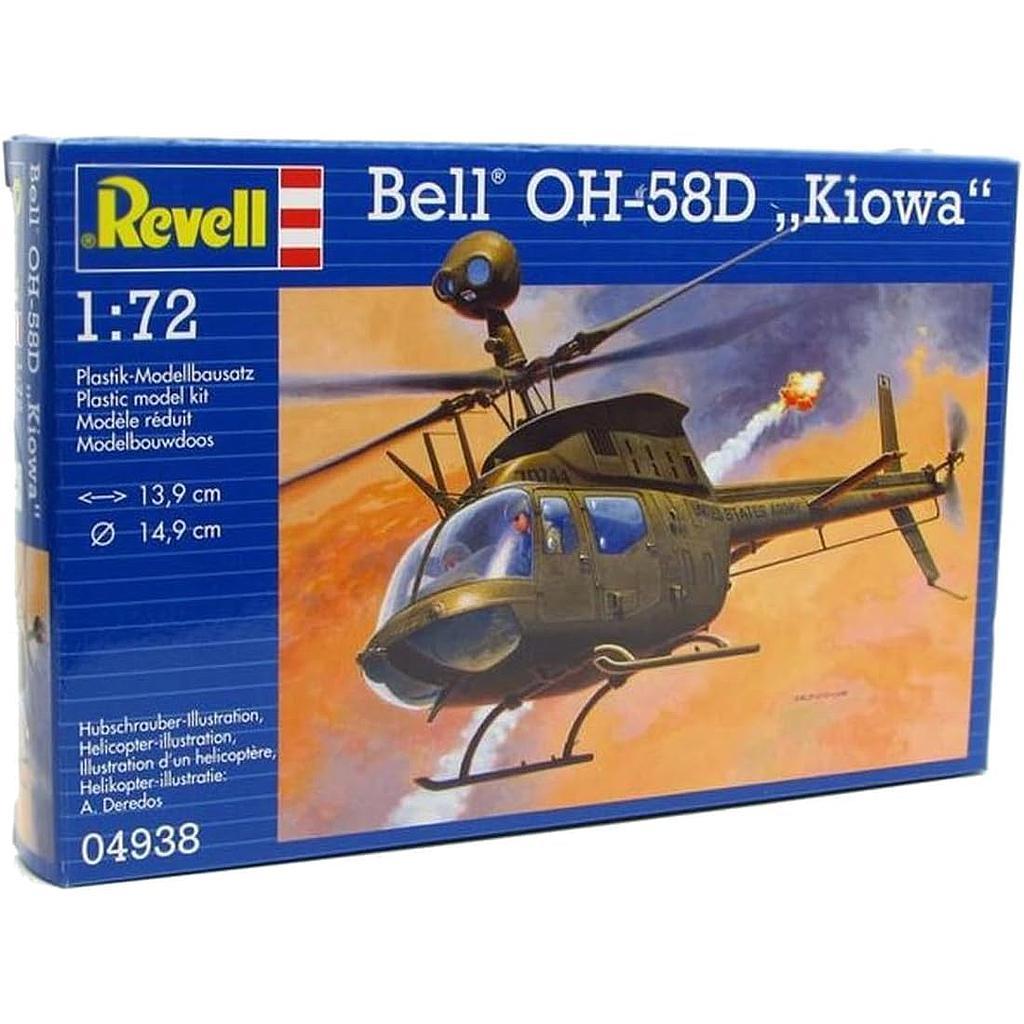 Revell liimitav mudel helikopter Bell OH..