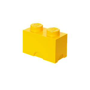 LEGO Storage Brick 2 Yellow
