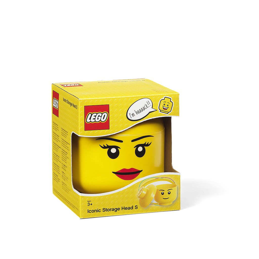 LEGO väike peakujuline hoiukarp tüdruk 40311725C