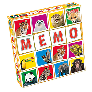 Tactic Board Game Memo Wildlife 