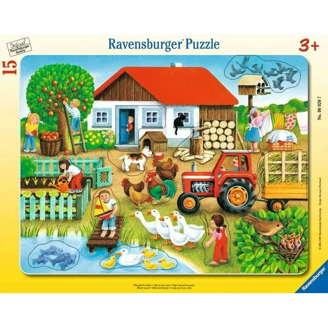 Ravensburger suur plaatpusle 15 tk 