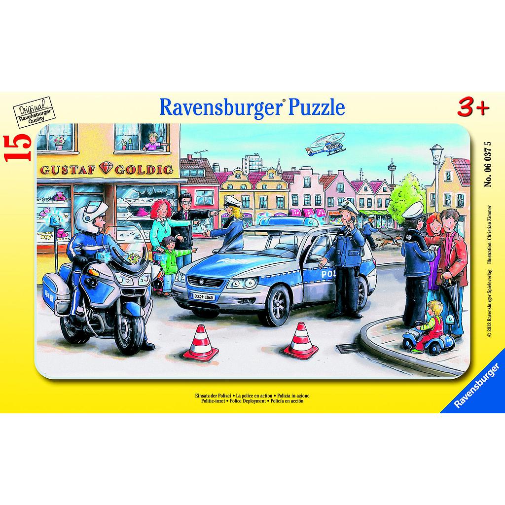 Ravensburger Small Frame Puzzle 15 pc Police