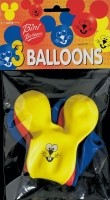 Bini Mouse-Shaped Balloons, 3 Pieces