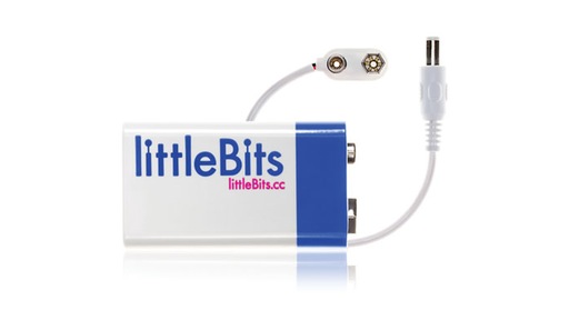 littleBits patarei + kaabel