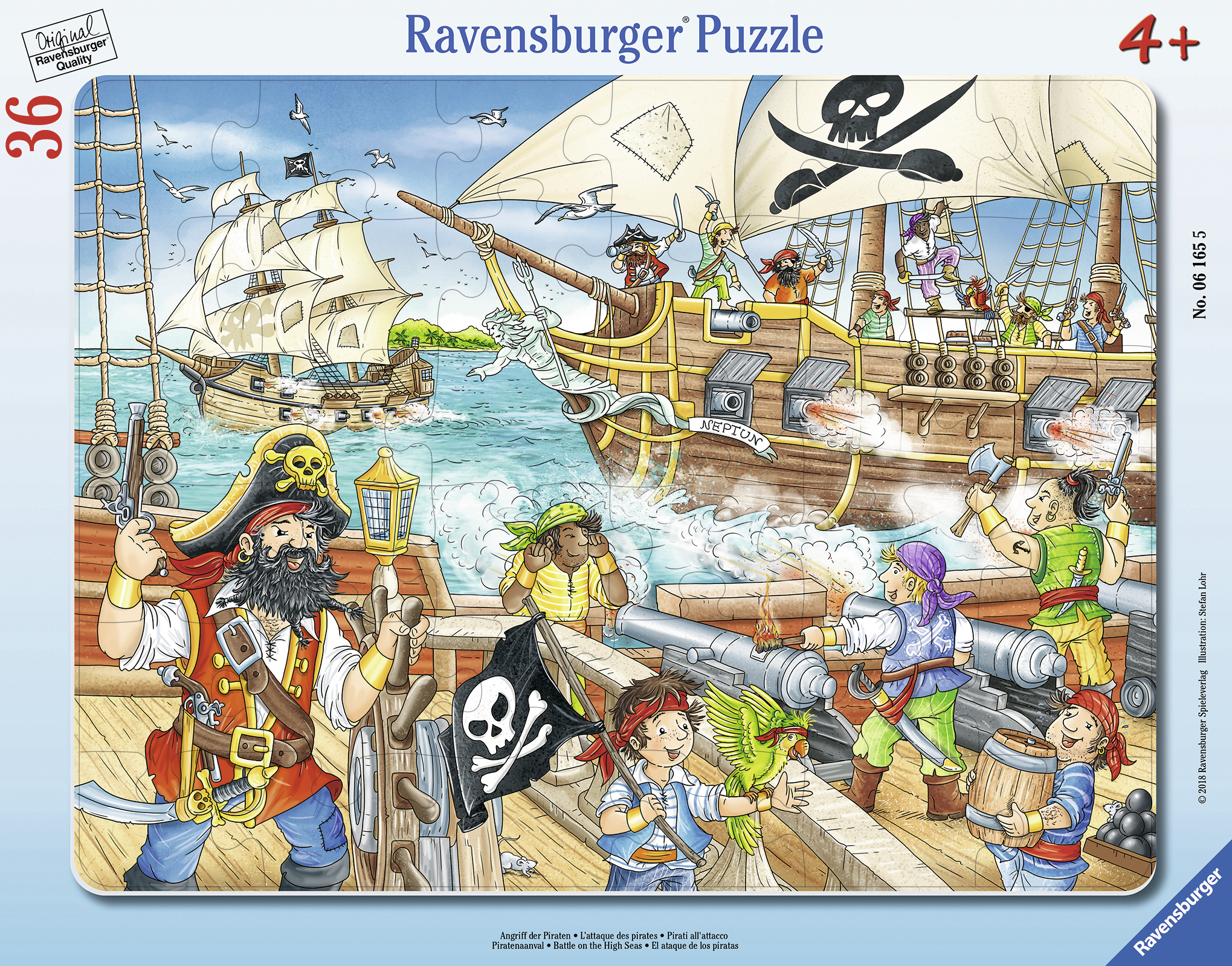 Ravensburger plaatpusle 36 tk Piraadilaev