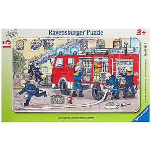 Ravensburger Frame Puzzle 15 pc Fire Truck