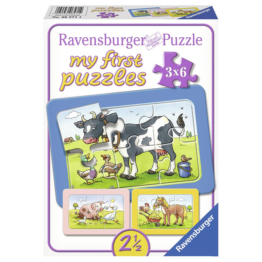 Ravensburger My First Puzzles 3x6 pc