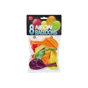 Bini neoonõhupallid, 8 tk