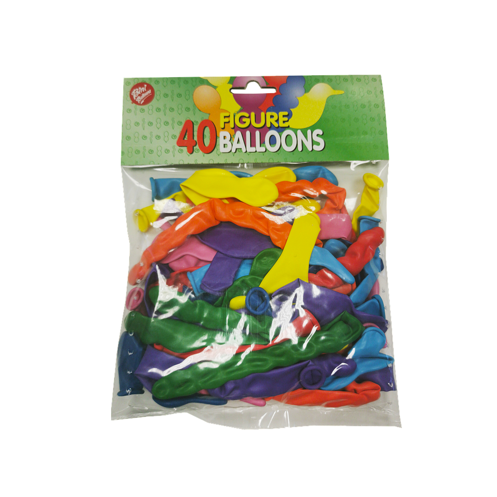 Bini Balloons Figure Balloons 40 pc
