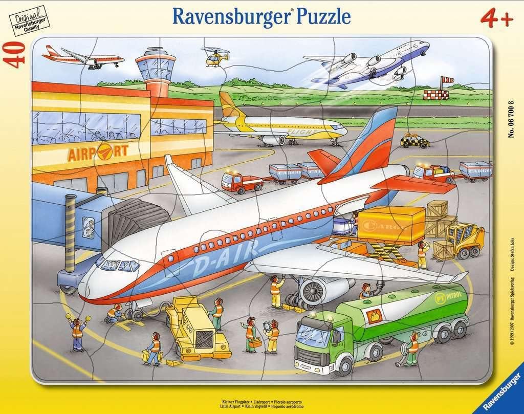 Ravensburger plaatpusle 40 tk Väike Lennujaam